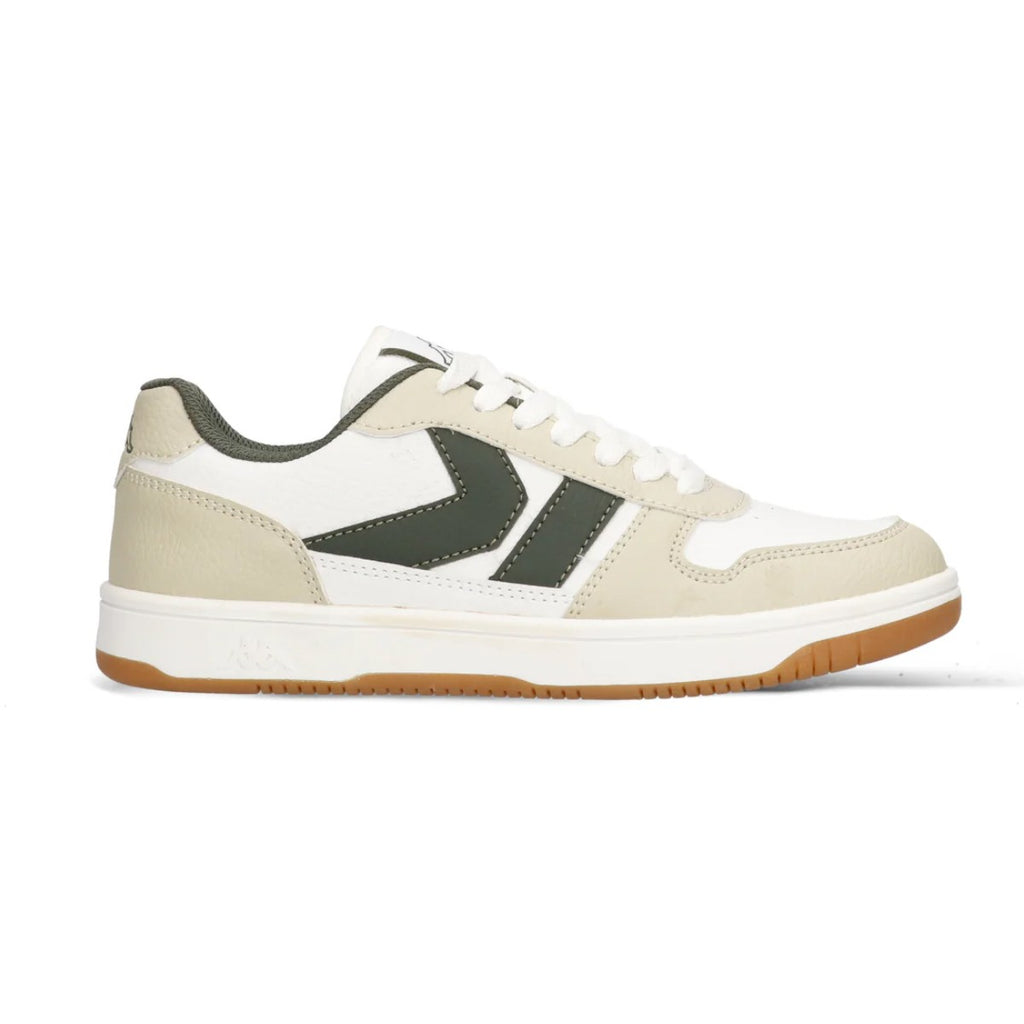 Zapatilla Logo Kappa Karushi White Gray Oyster