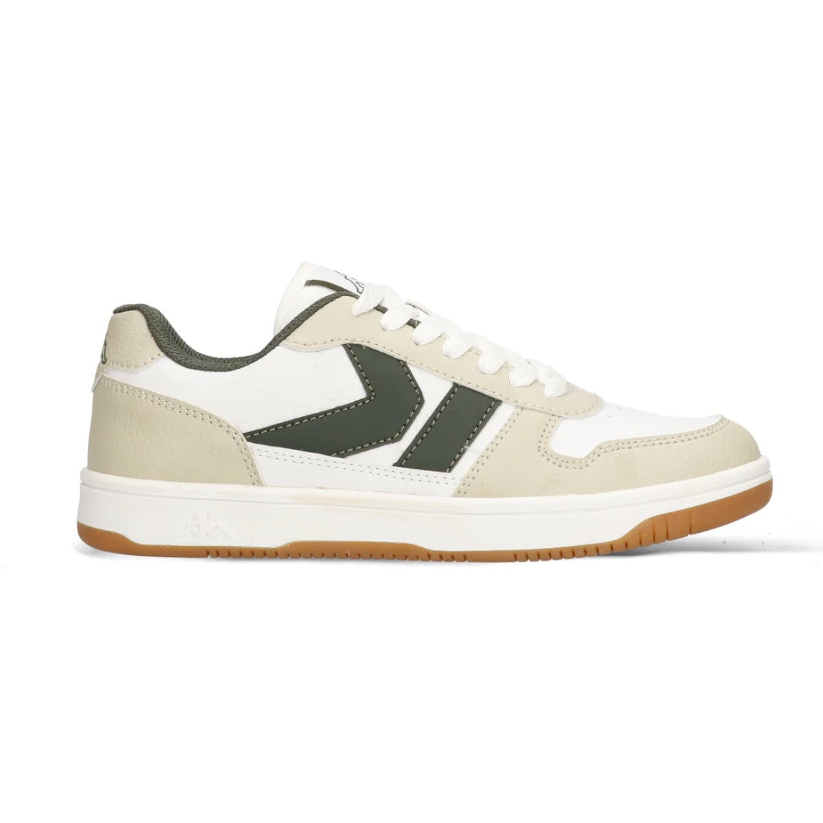 Zapatilla Logo Kappa Karushi White Gray Oyster