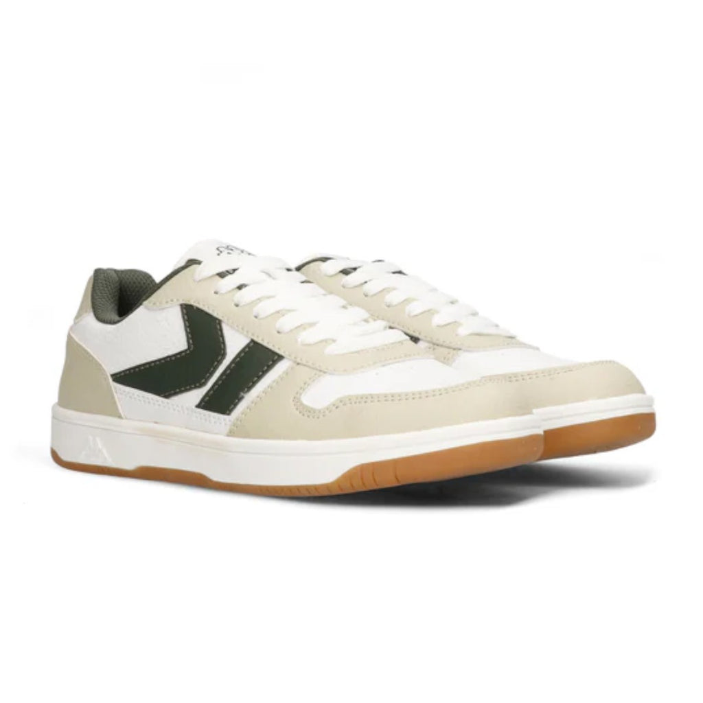 Zapatilla Logo Kappa Karushi White Gray Oyster