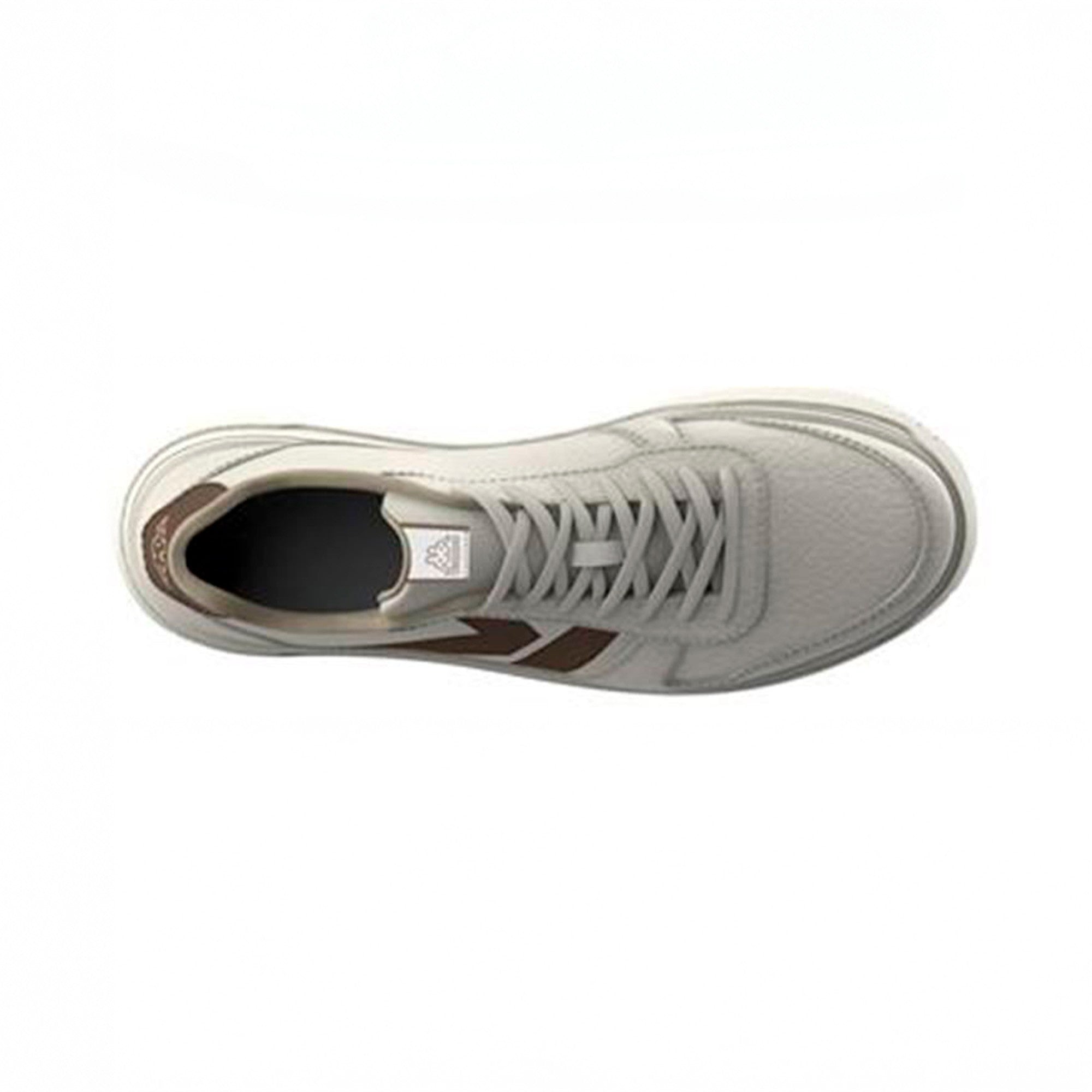 Zapatilla Logo Kappa Karushi White Tofu Brown Coccoa