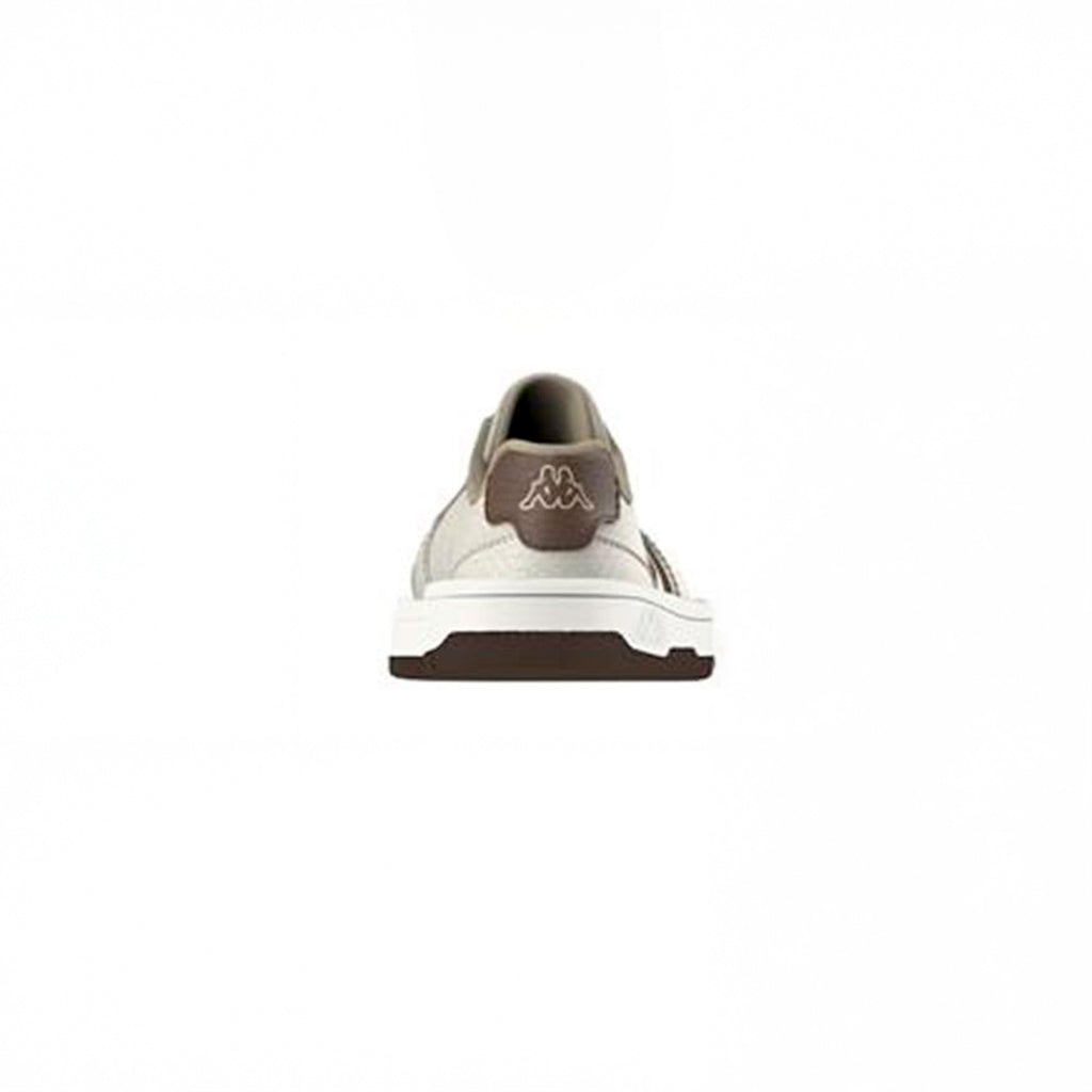 Zapatilla Logo Kappa Karushi White Tofu Brown Coccoa