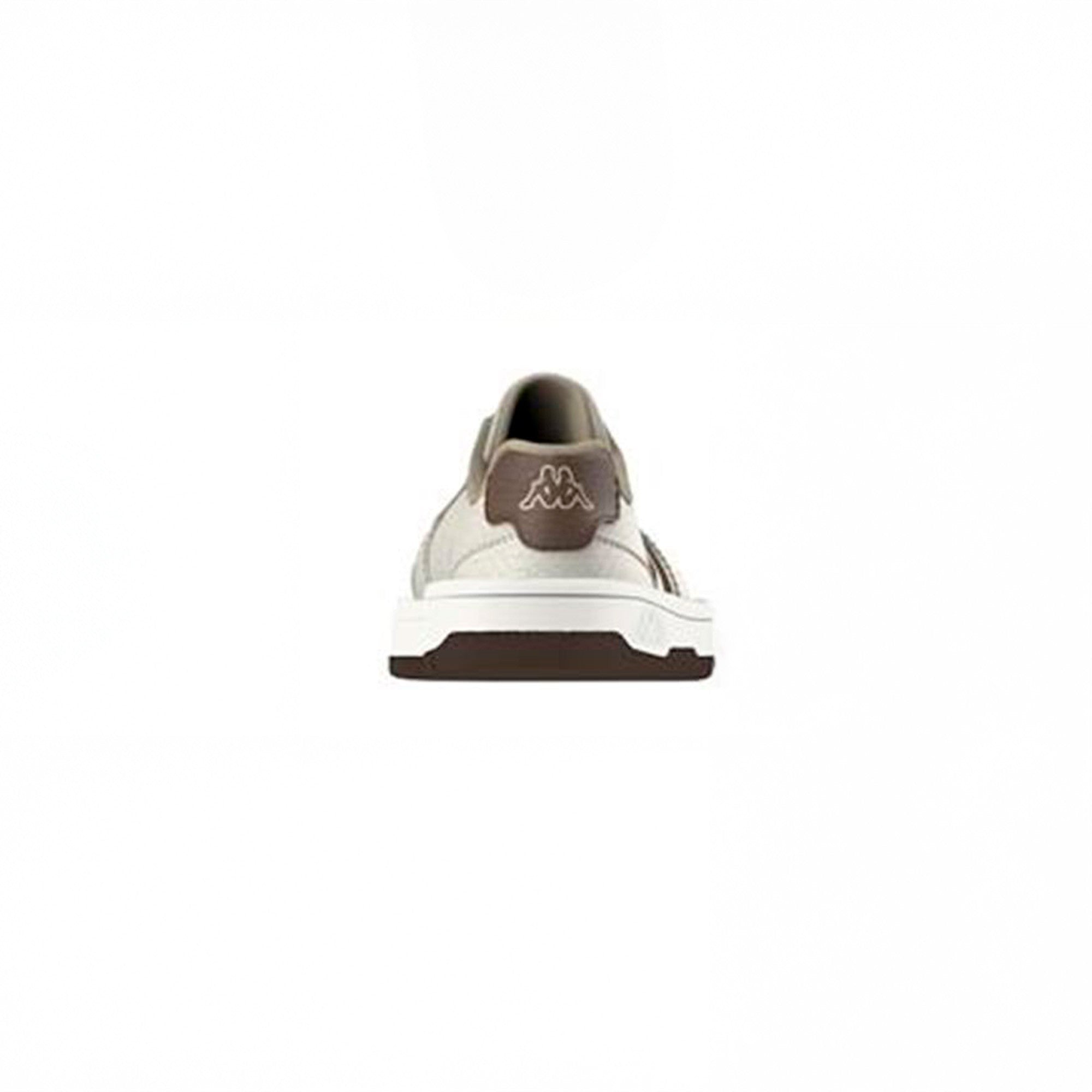Zapatilla Logo Kappa Karushi White Tofu Brown Coccoa