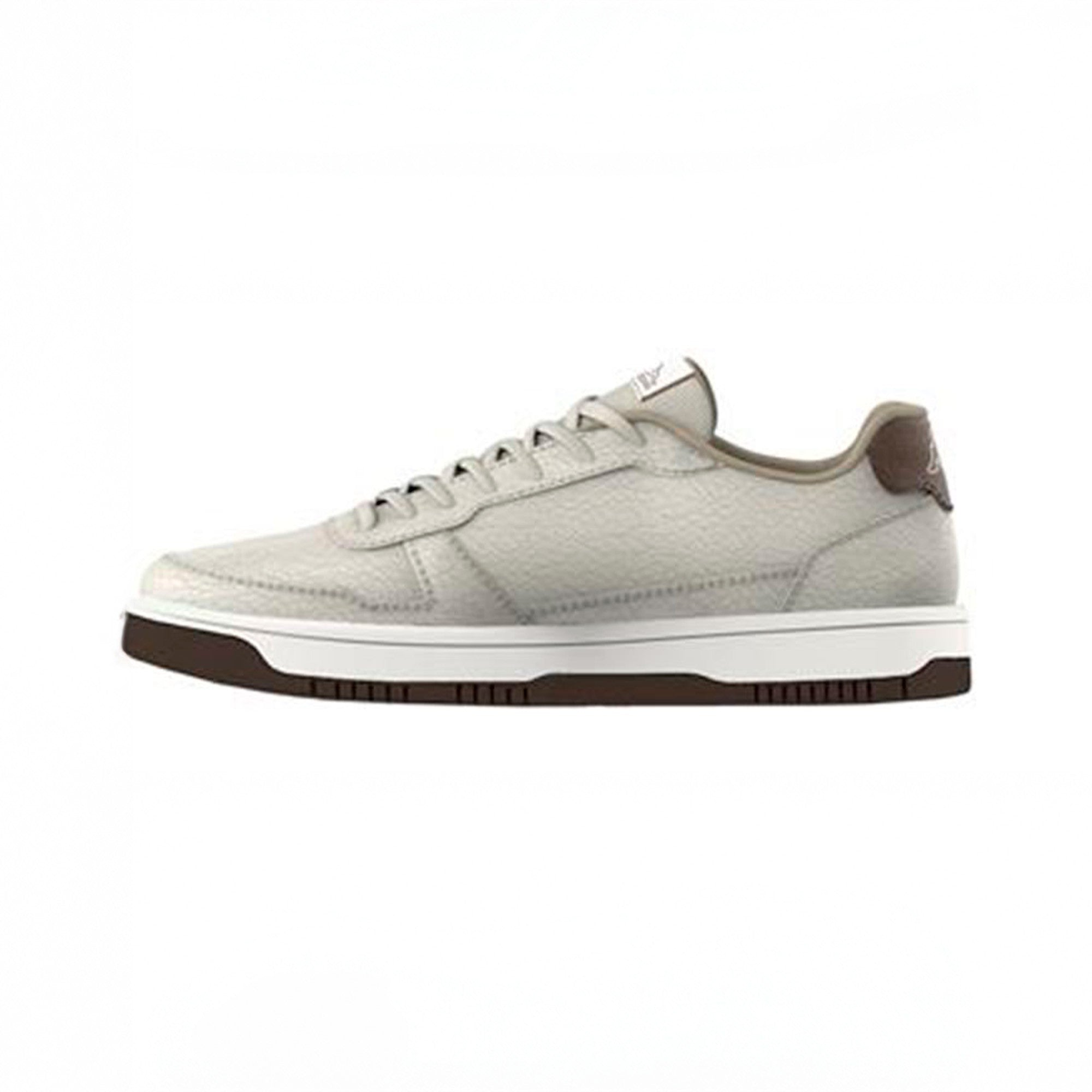 Zapatilla Logo Kappa Karushi White Tofu Brown Coccoa
