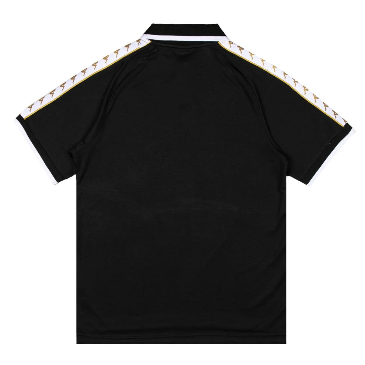 Polera Kappa Men Authentic Banda Notilox Black Gold White