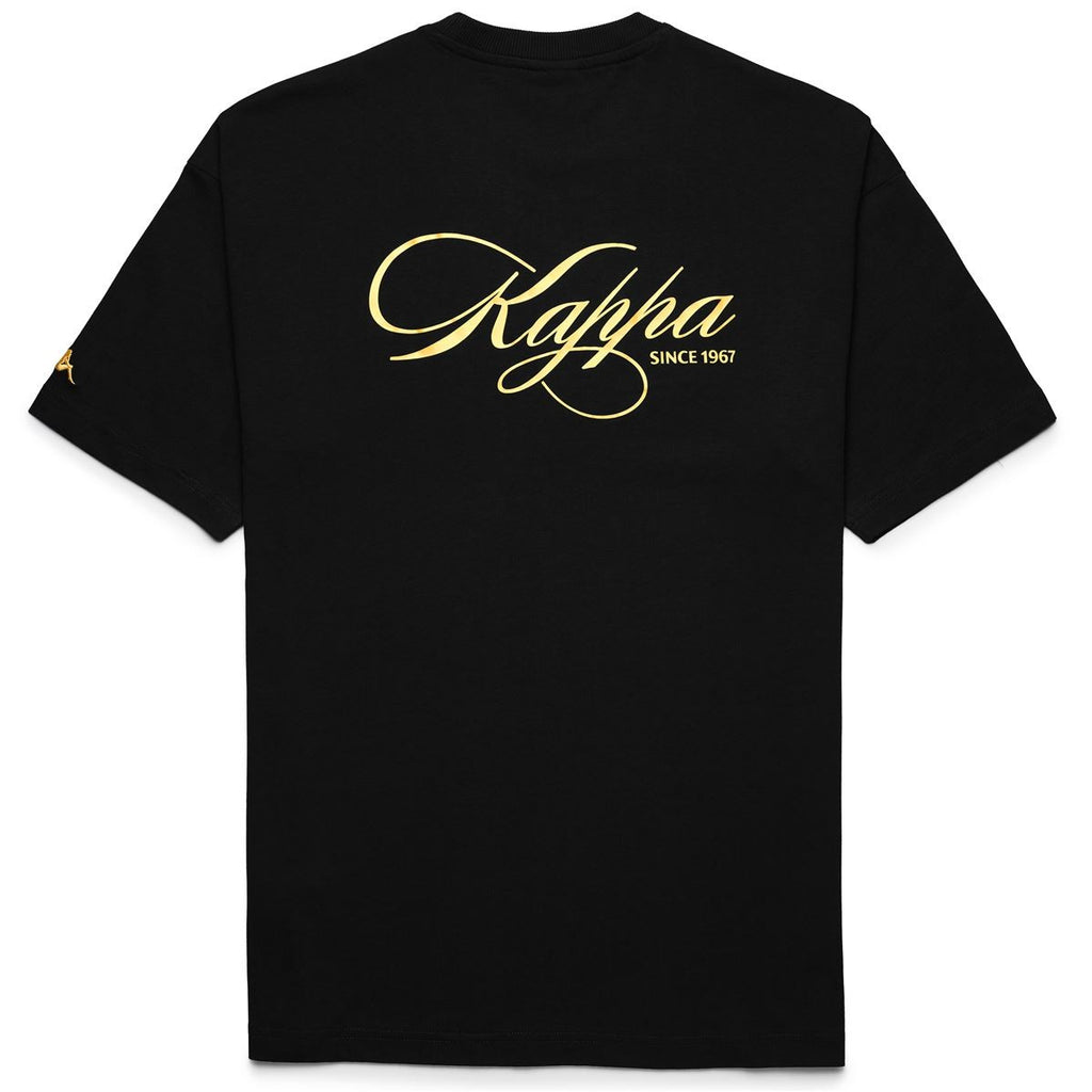 Polera Kappa Men Authentic Norda Black Yellow Gold Rick