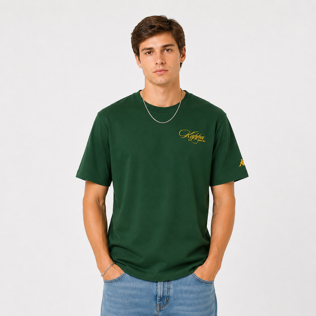 Polera Kappa Men Authentic Norda Green Yellow Gold Rick