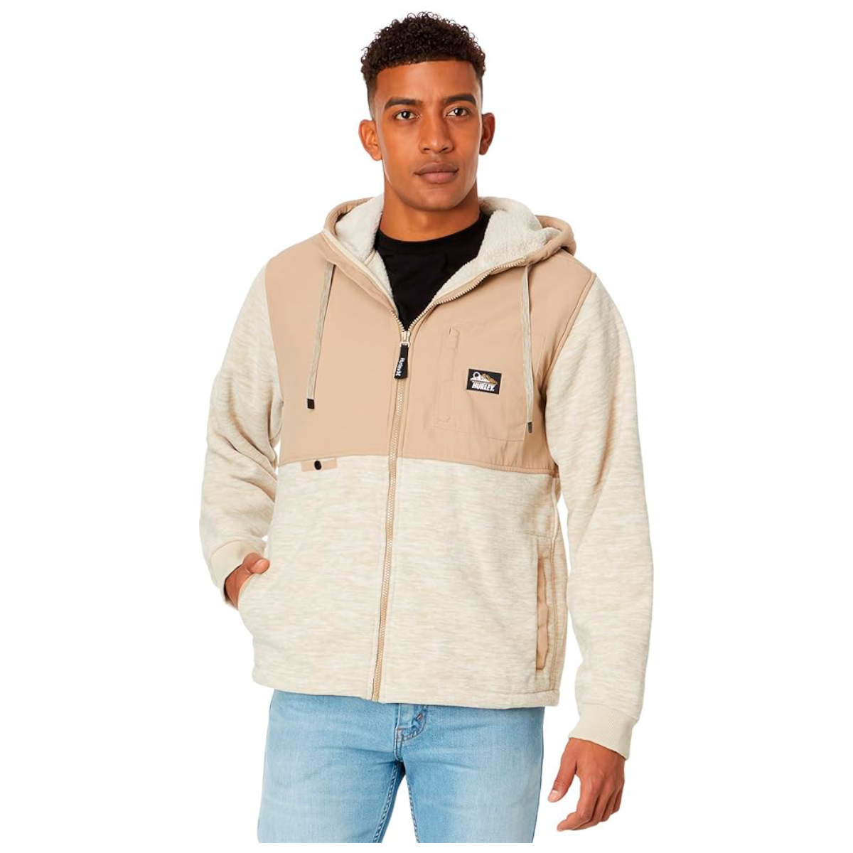 Chaqueta Hurley Men Huron Burrito Full Bone image 0