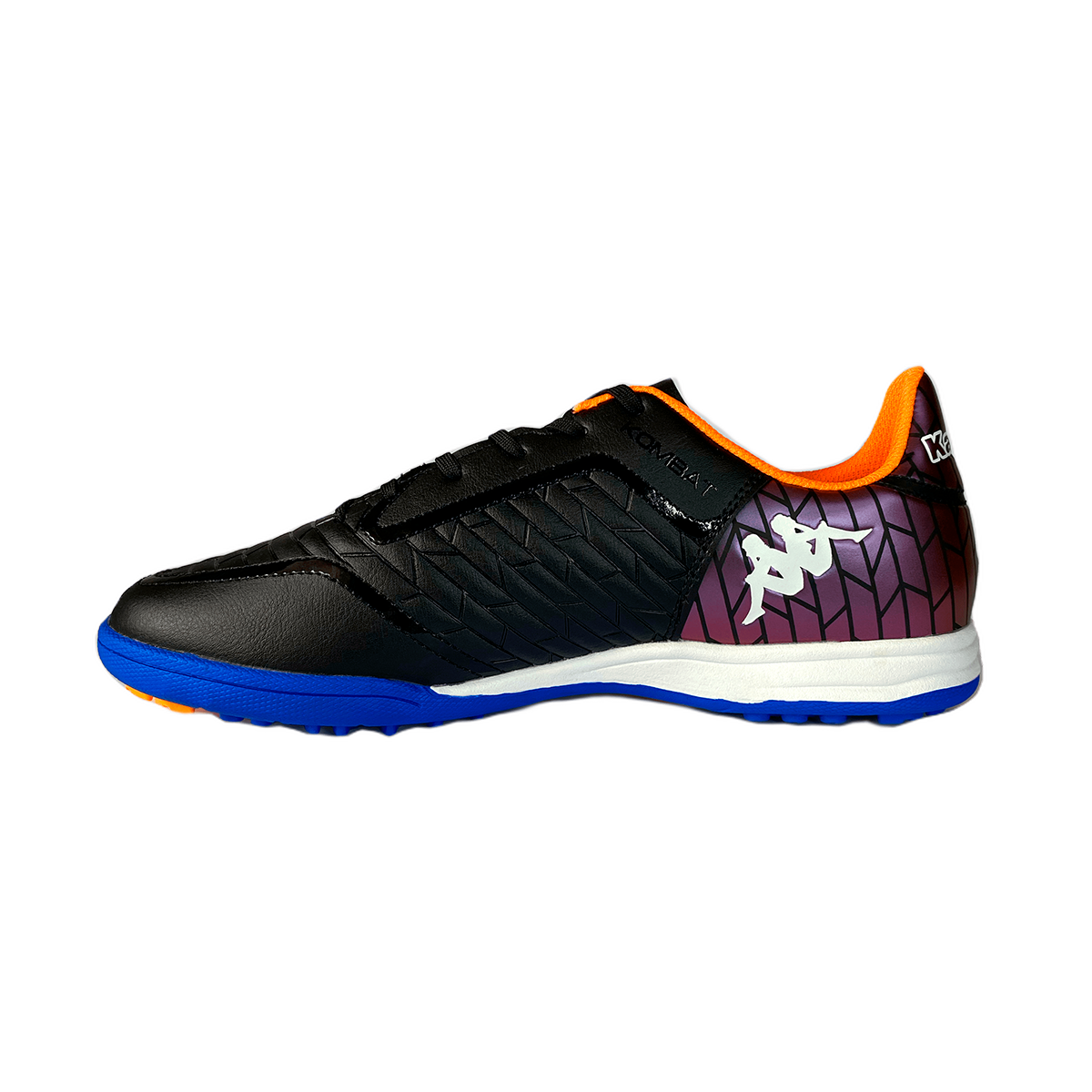 Zapatilla Fútbol Men Kombat Player Base Black Blue Turf Ground