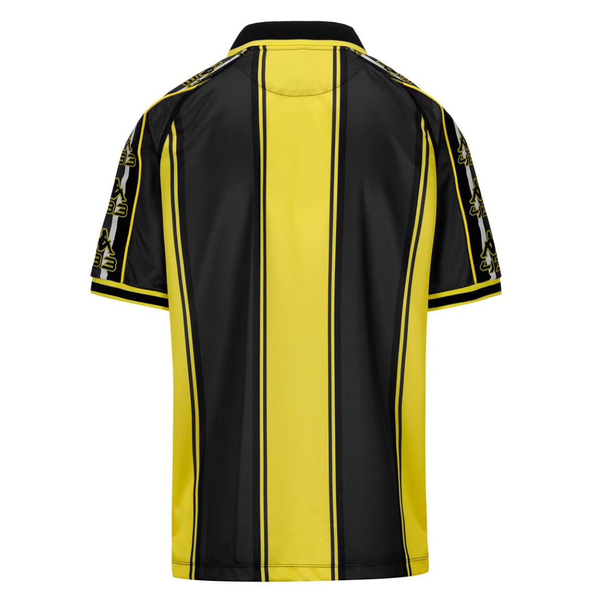 Camiseta Kappa 222 Banda Rombat 433 Oversize Yellow Black