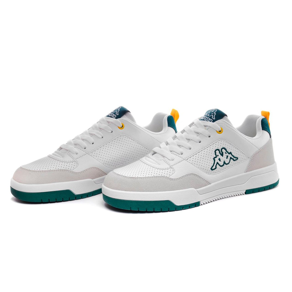 Zapatilla Men Kappa Logo Manis White Green Dark
