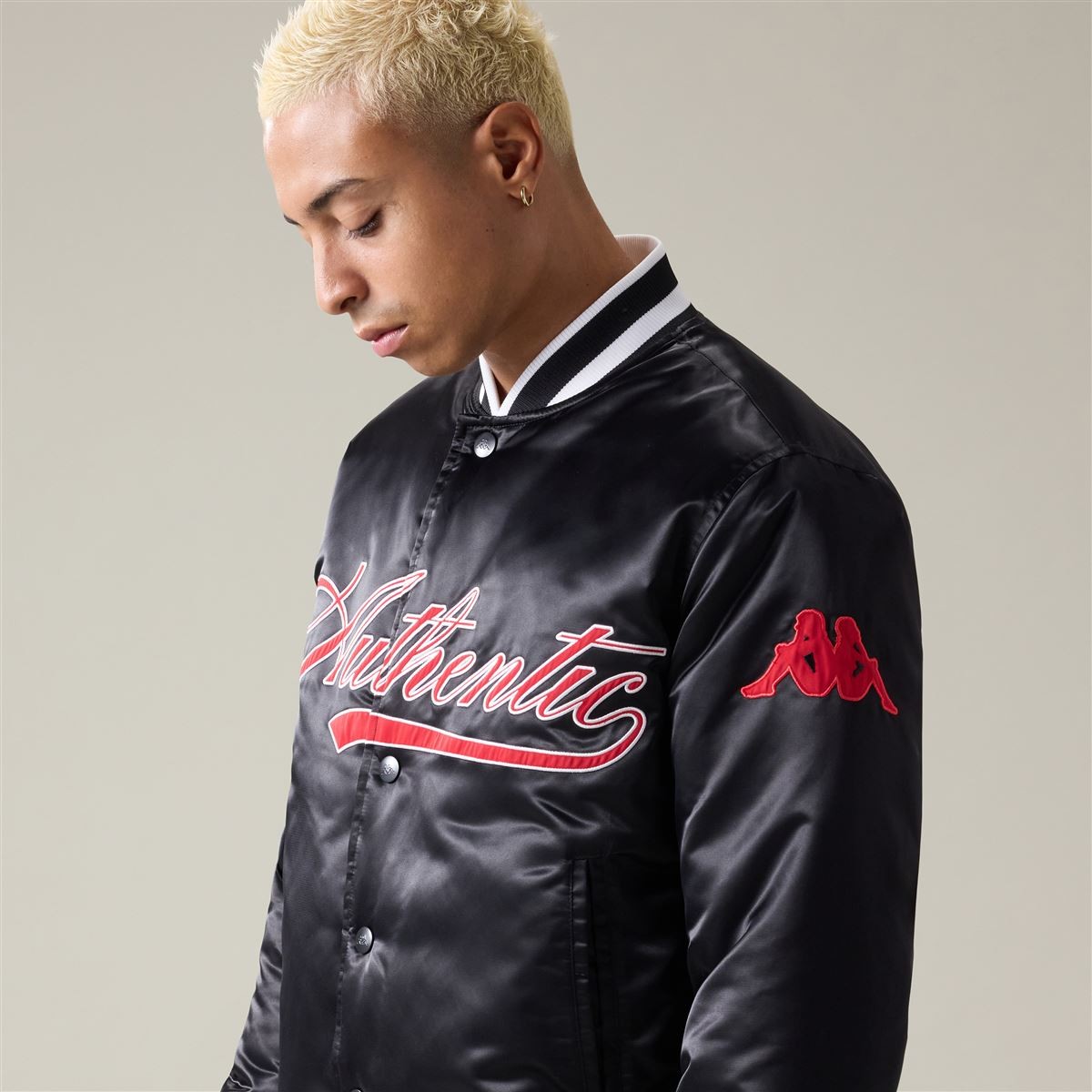 Chaqueta Kappa Authentic Olao Black Racing