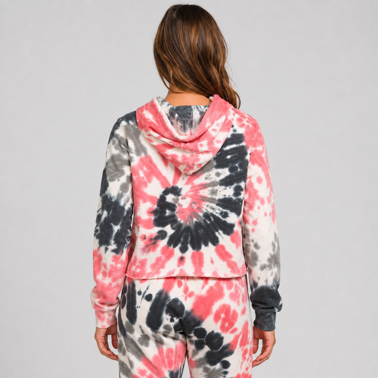 Poleron Crop Vibing Tiedye Cut Of Sweetied Hurley