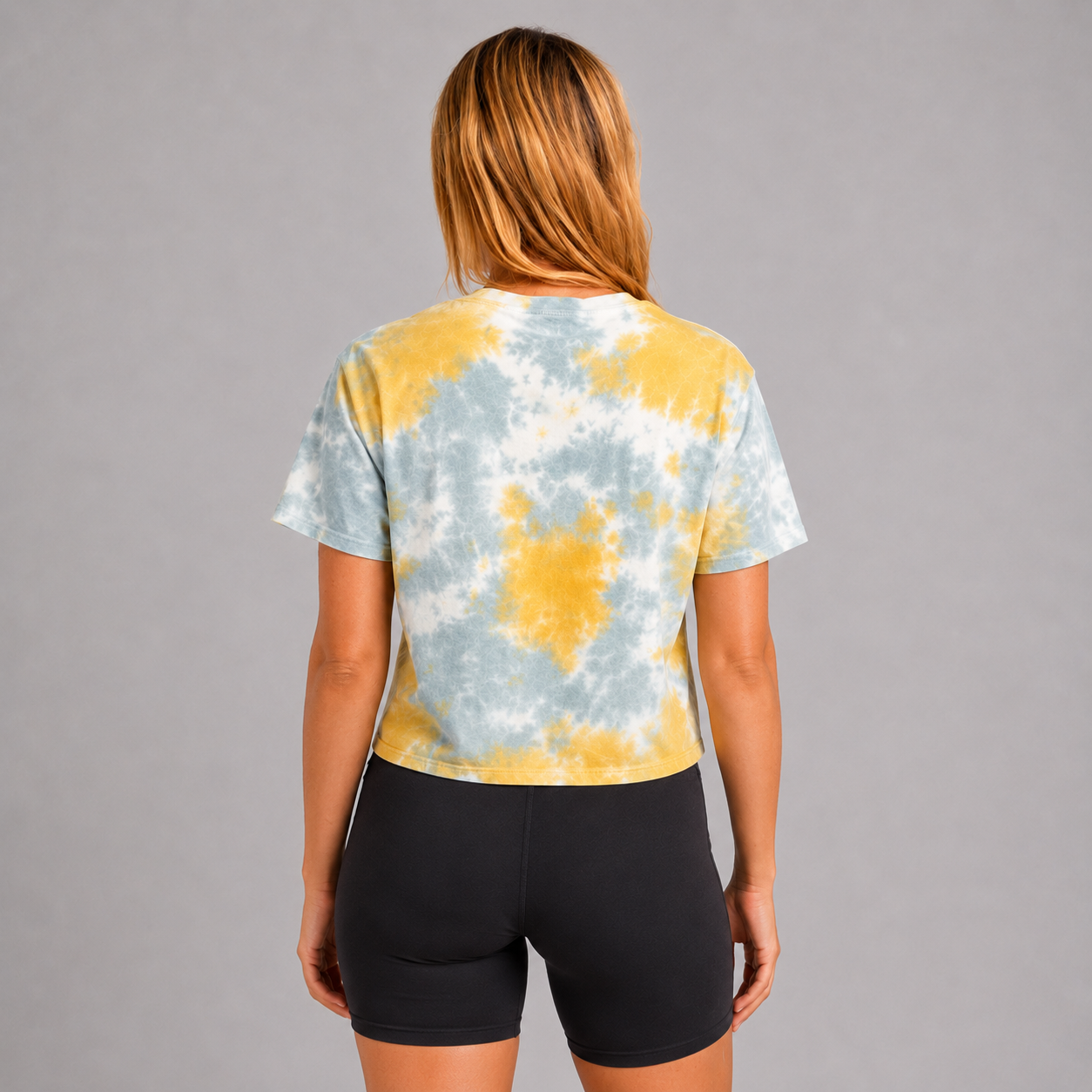 Polera Coastalvibes Tiedye Yellow Green Hurley