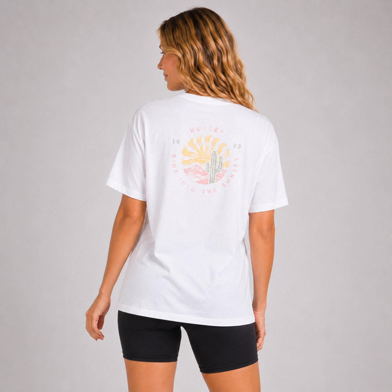 Polera Zona Boyfriend Tee Bright White Hurley