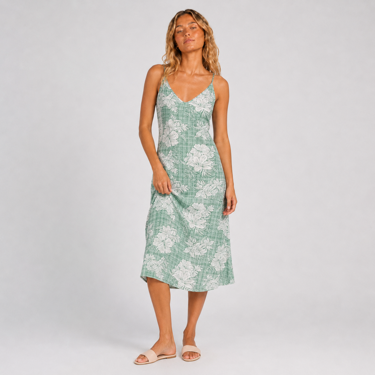 Vestido Tie Back Slip Pacific Lily Hurley