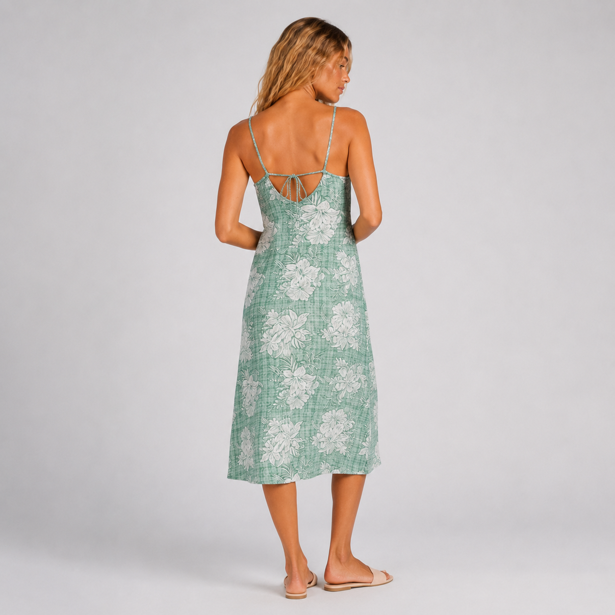 Vestido Tie Back Slip Pacific Lily Hurley