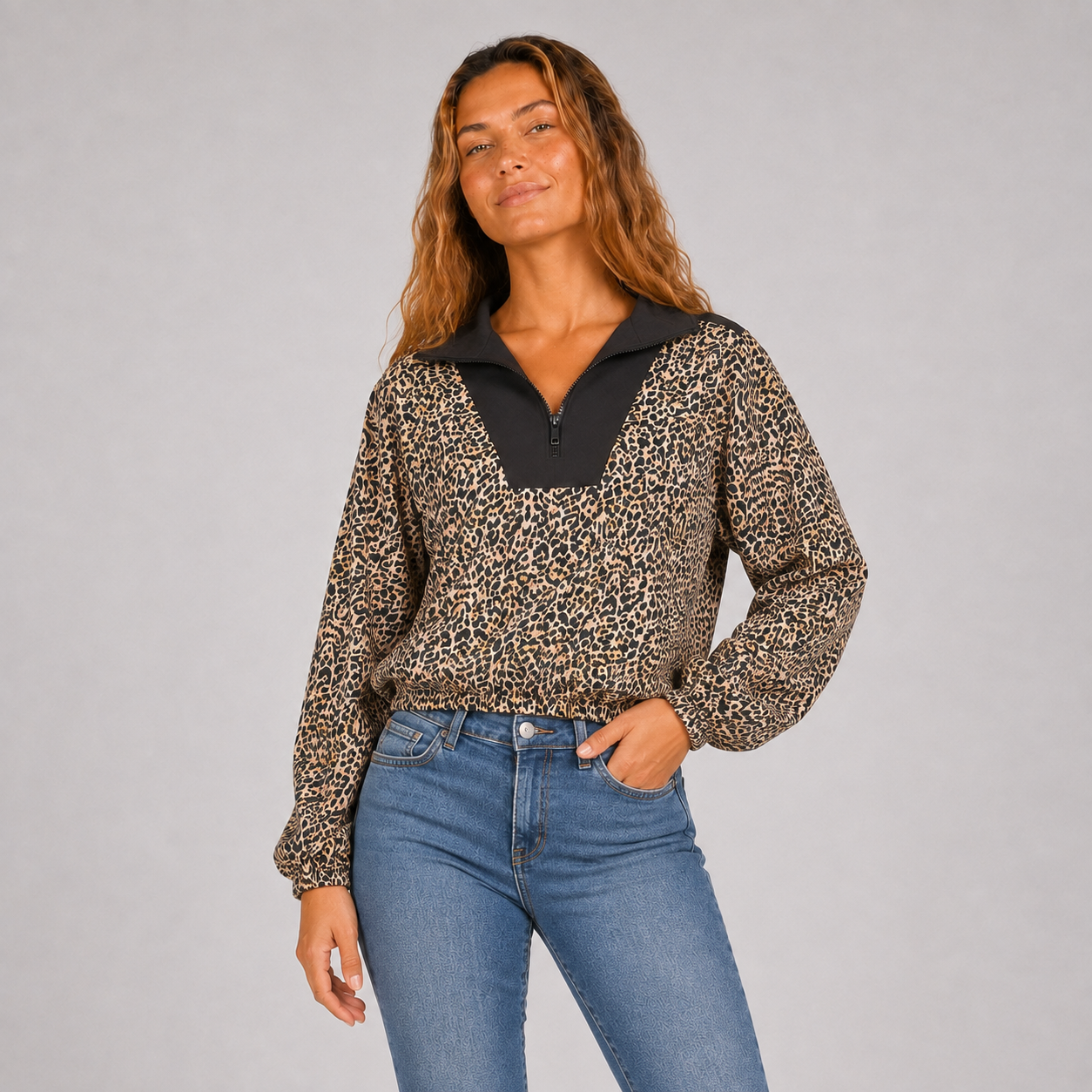 Cortaviento Kat Printed Windb Party Caviar Hurley
