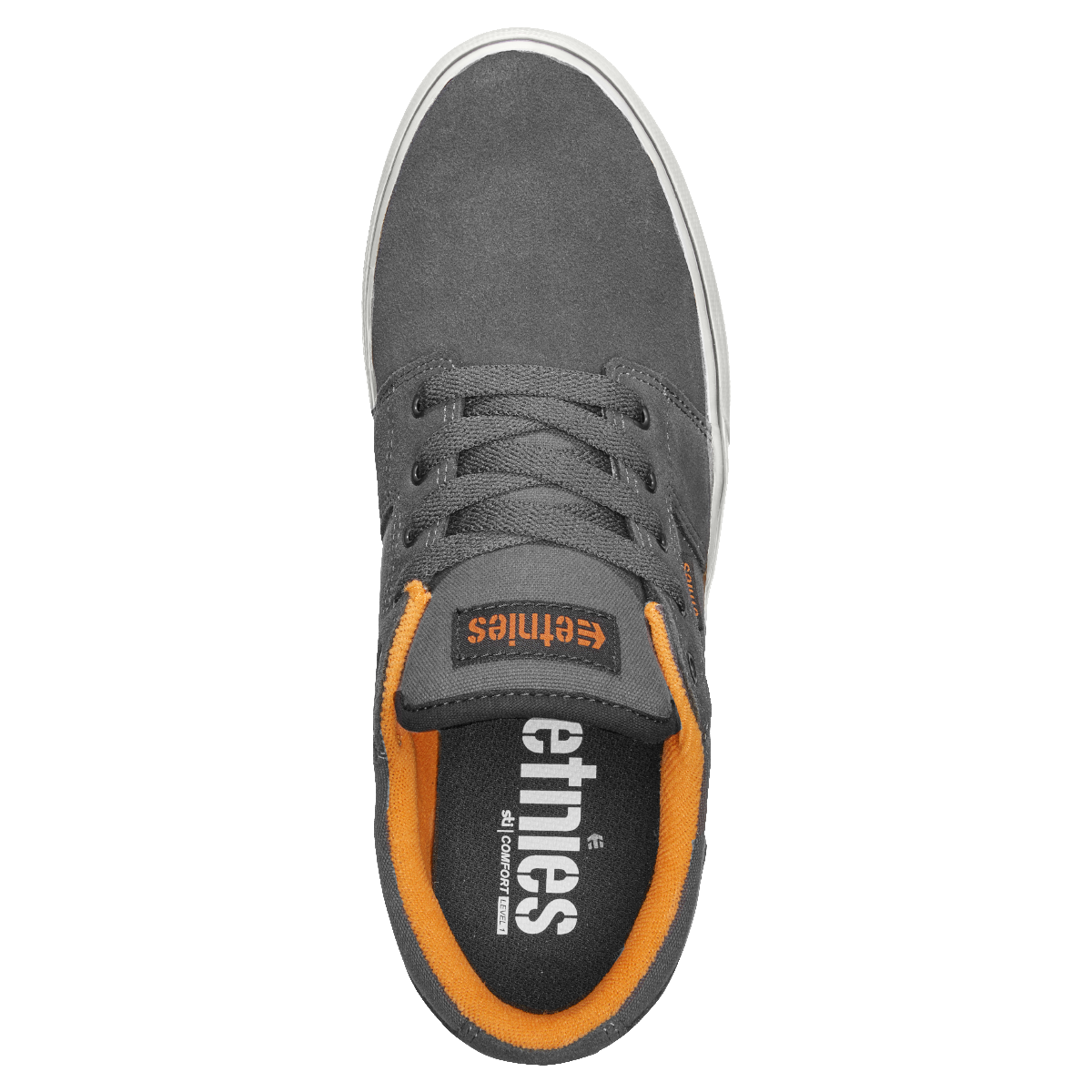 Zapatilla Barge LS Dark Grey Black Orange