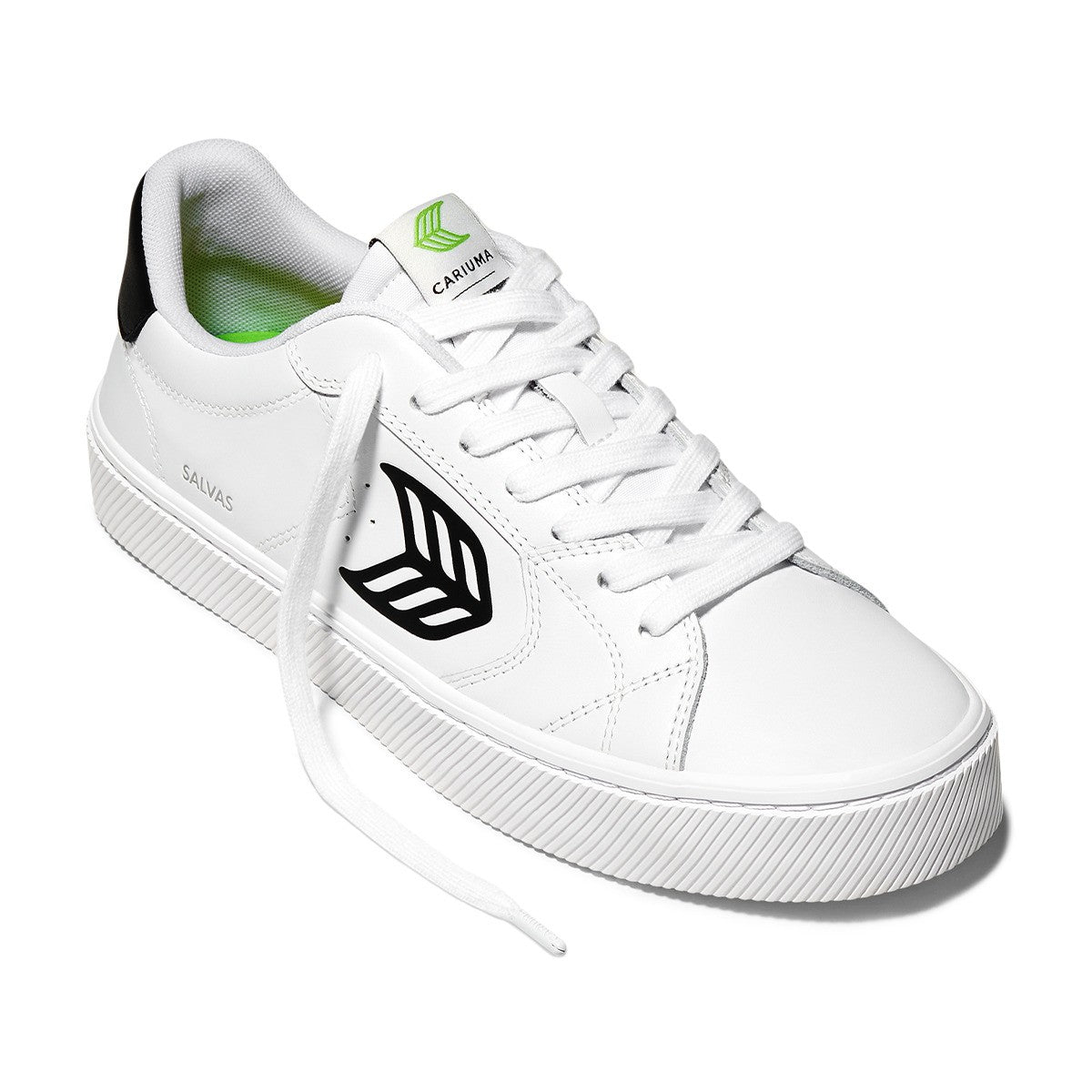 Zapatilla Cariuma Unisex SALVAS Leather White Black