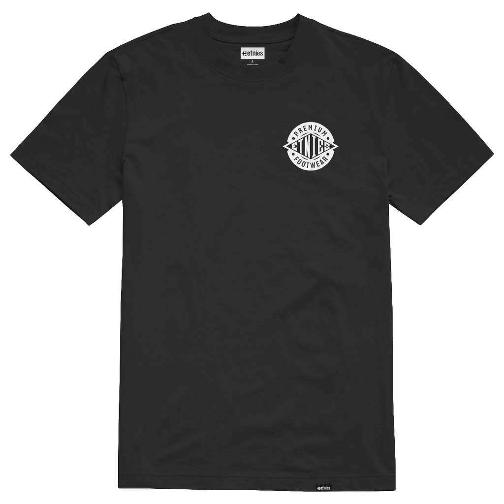 Polera Etnies Premium Fw Black White