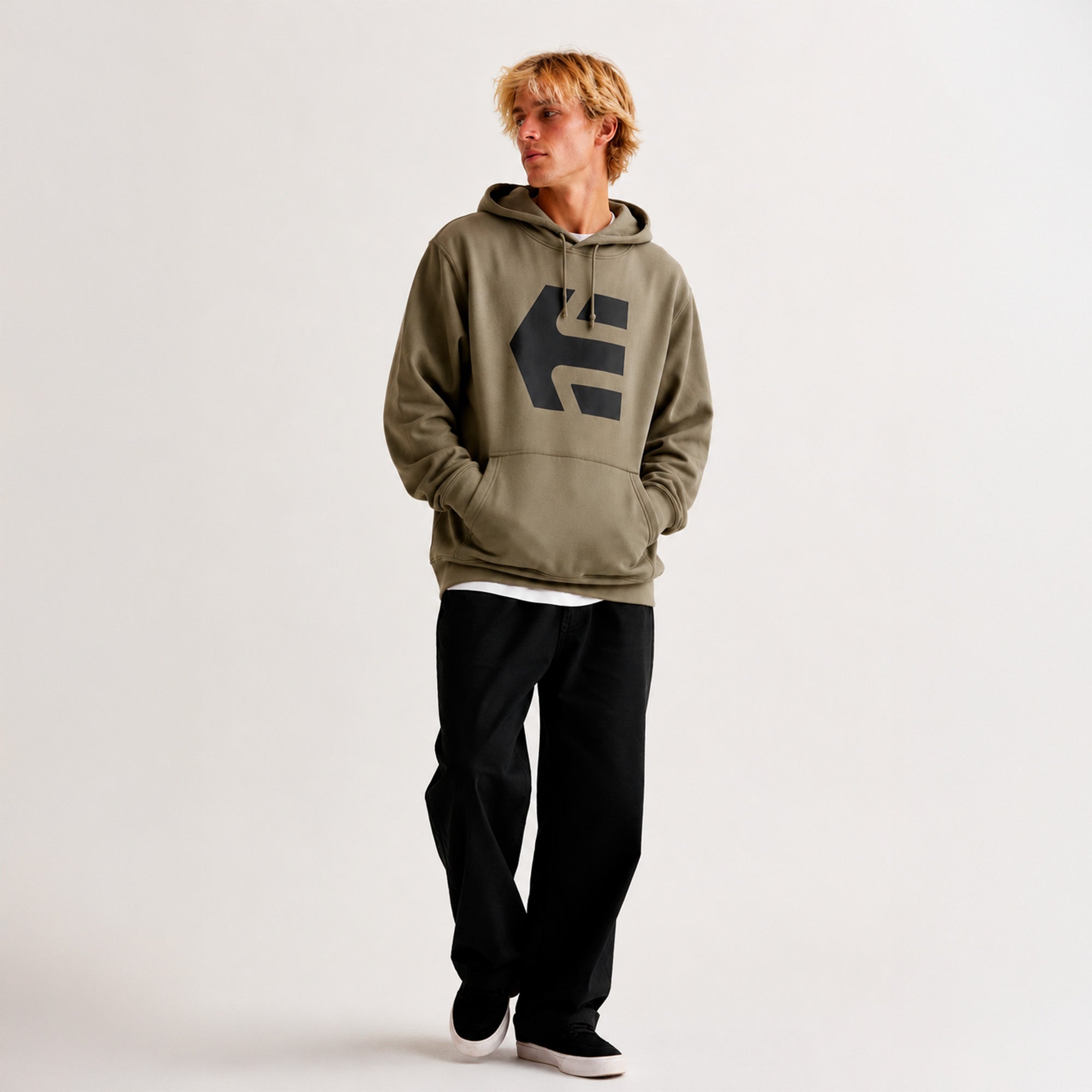 Poleron Hoodie Classic Icon Moss