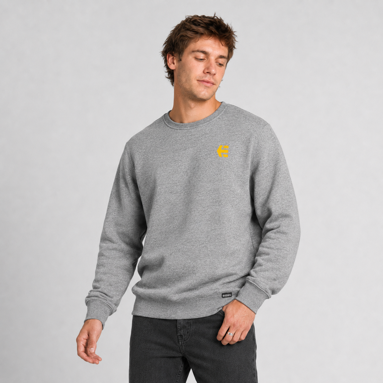 Poleron Crew Icon Grey