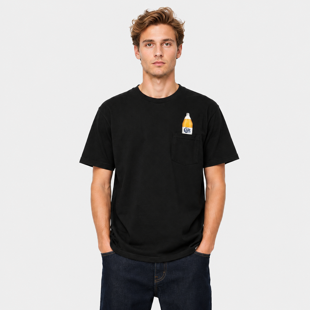 Polera Colt 45 Pocket Black