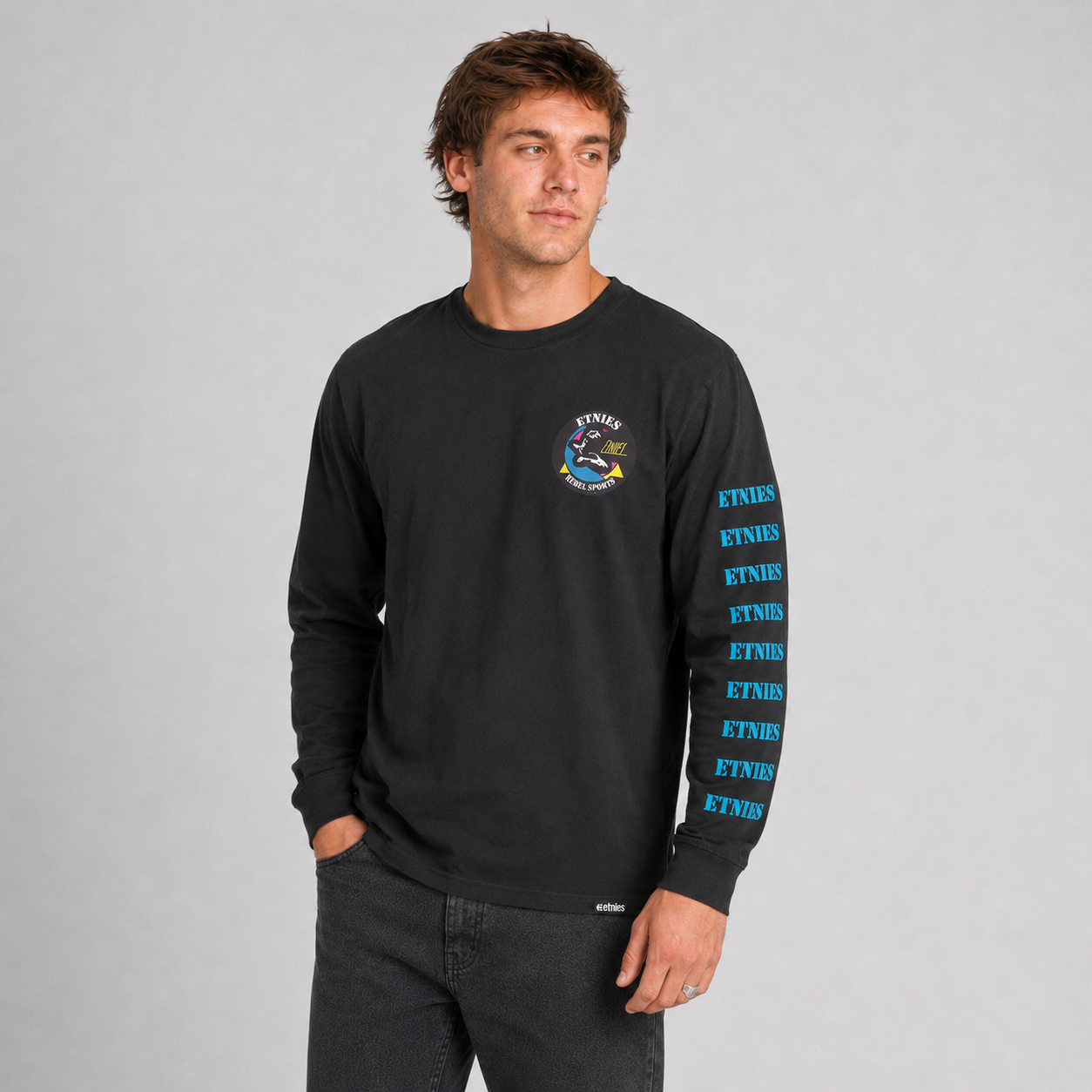 Polera Manga larga Rebel Sports Black