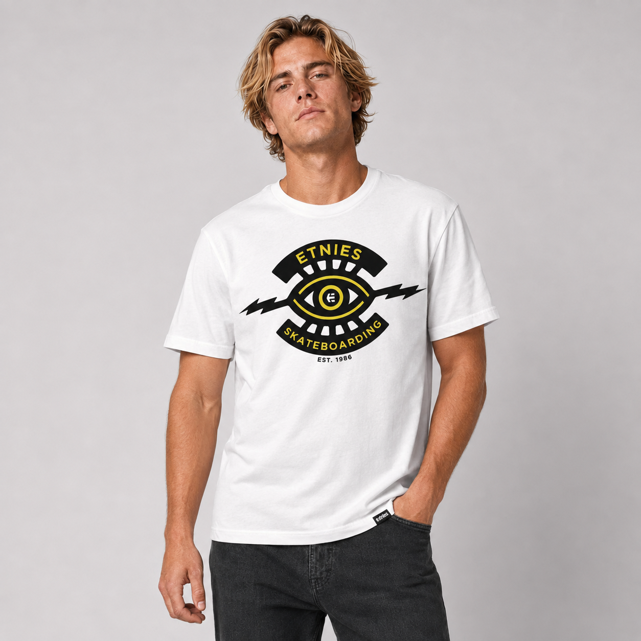 Polera Jono Wood Wash White