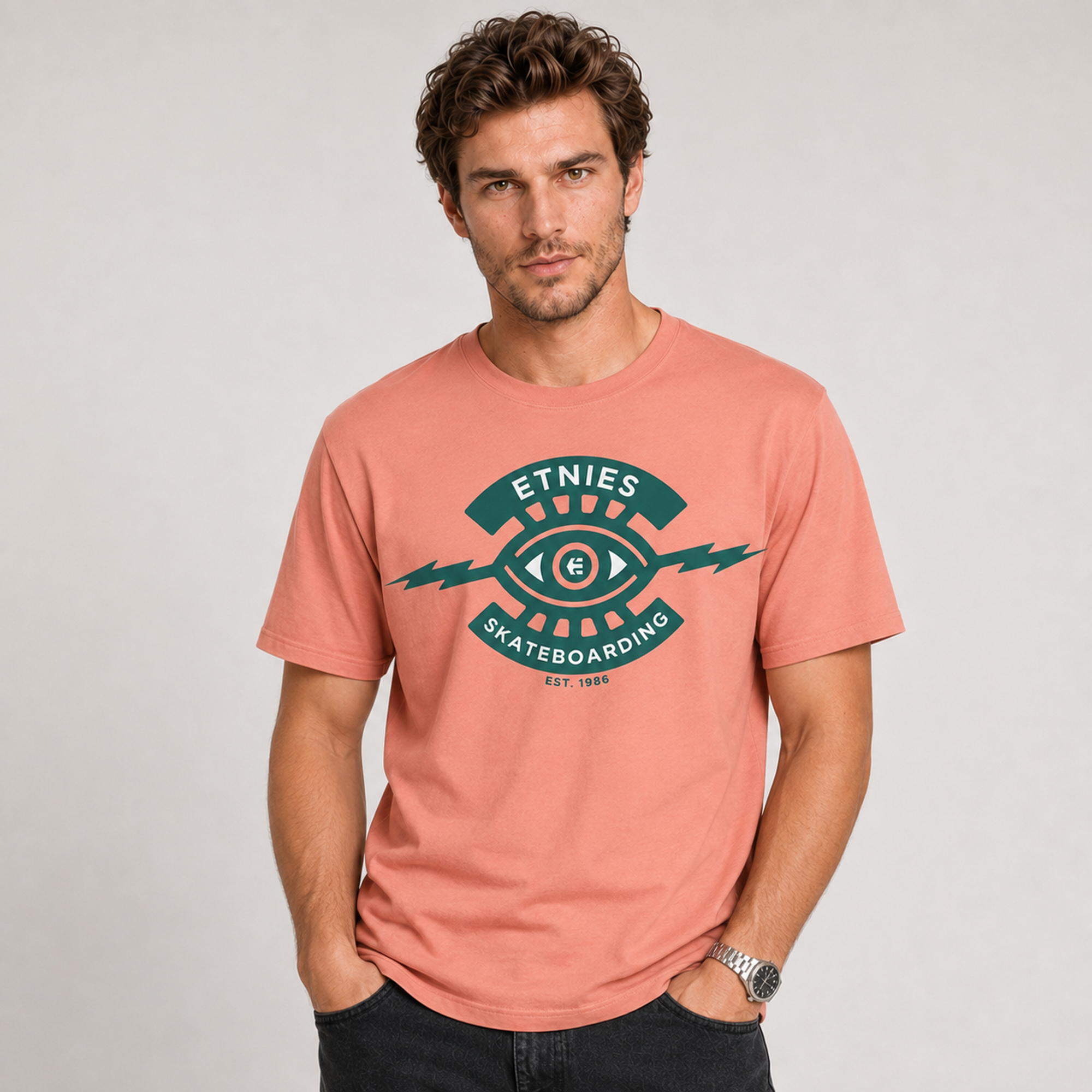 Polera Jono Wood Wash Rose