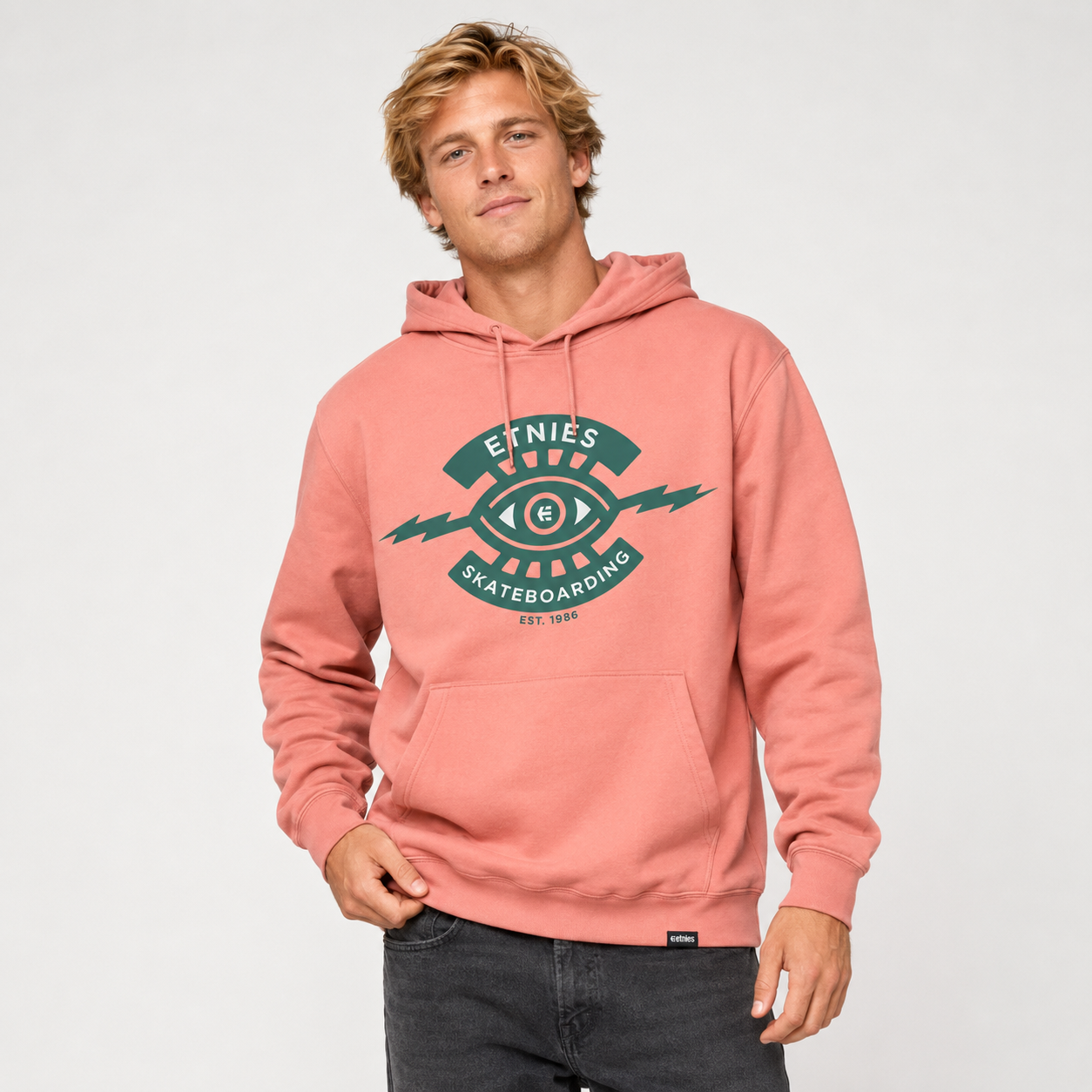 Polerón Jono Wood Hoodie Rose