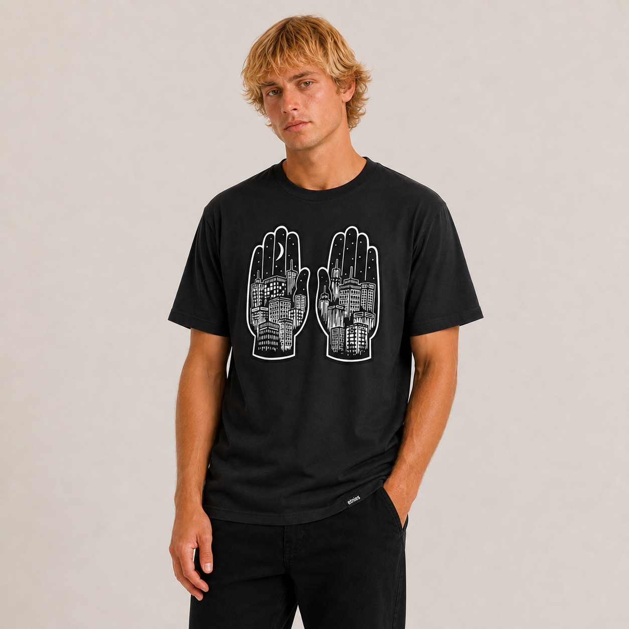 Polera CB Hands Black