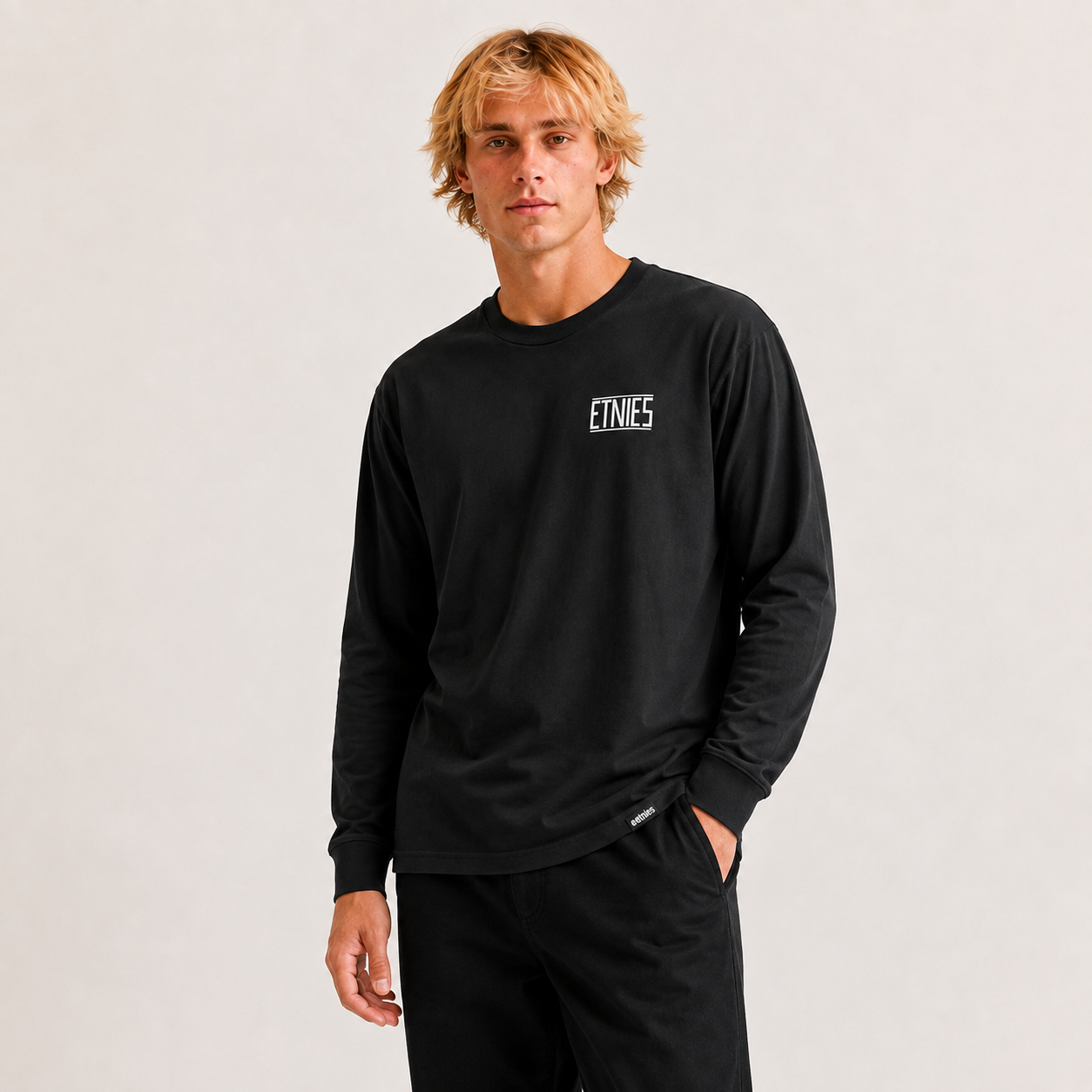 Polera CB Manga Larga Black