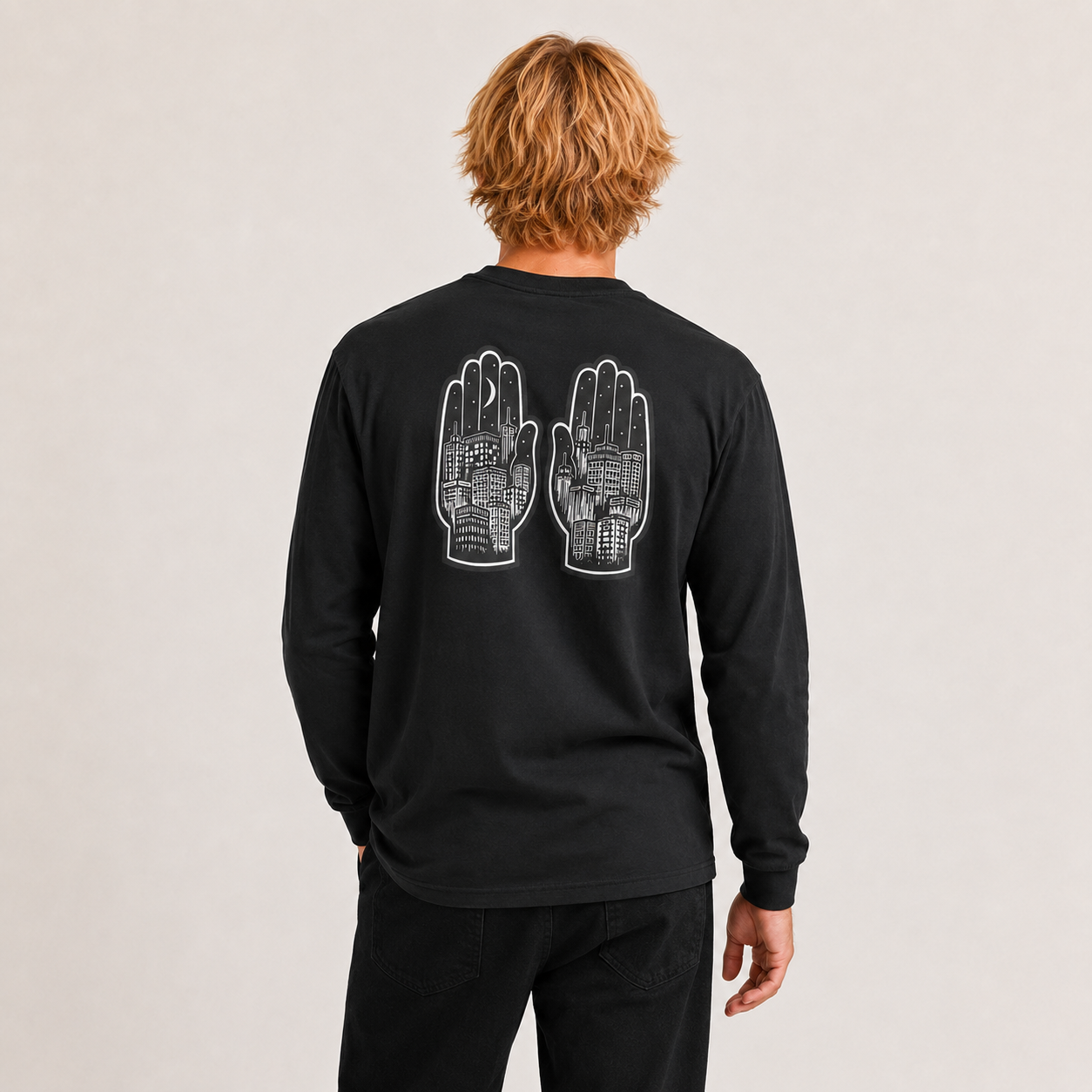 Polera CB Manga Larga Black