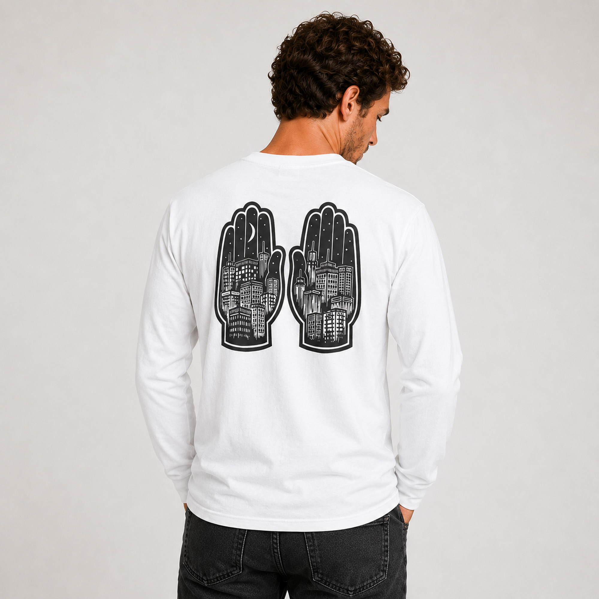 Polera CB Manga Larga White