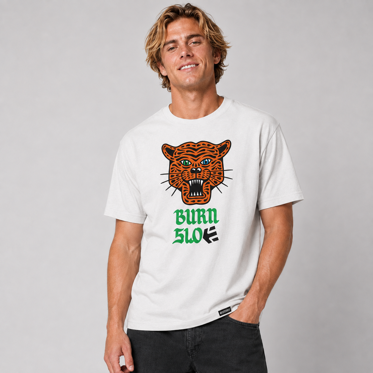 Polera Burn Slow White