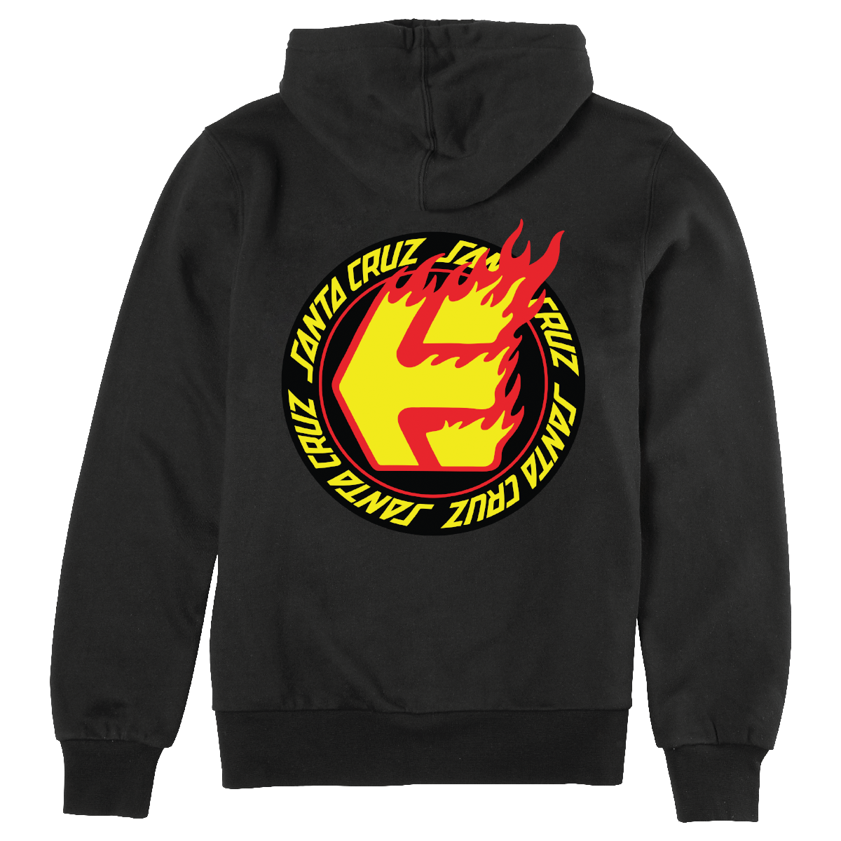 Polerón Etnies Santa Cruz Flame Hoodie Black