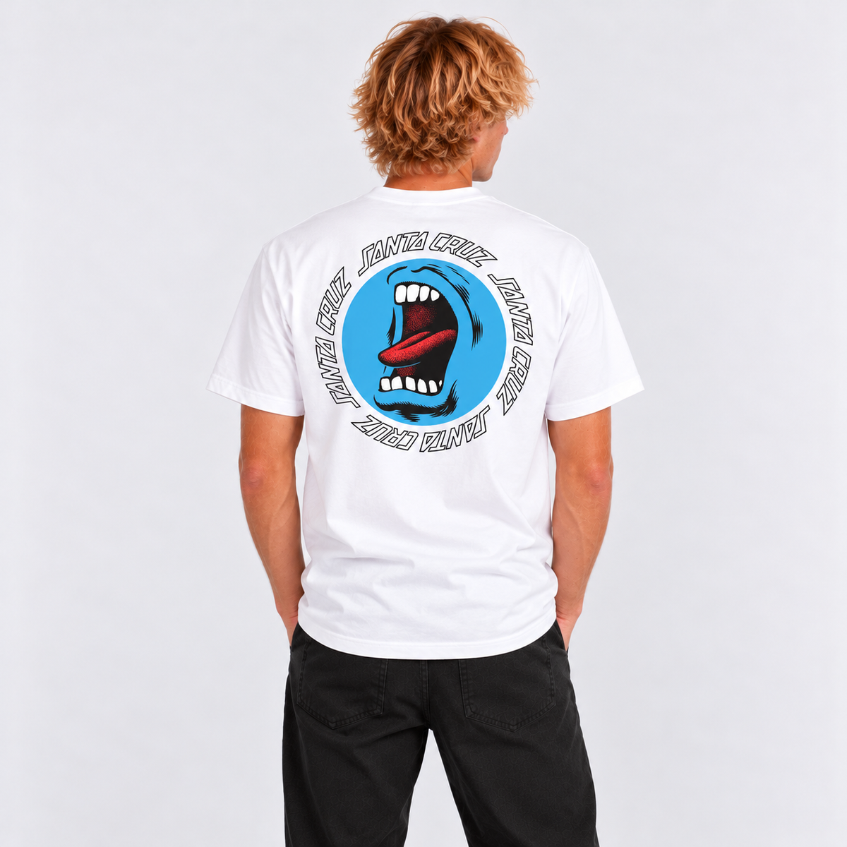 Polera Etnies Screaming Hand White