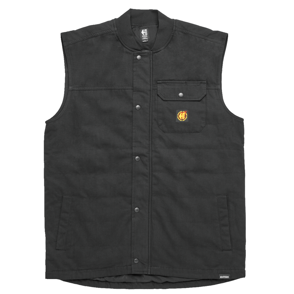 Chaqueta Santa Cruz Flame Vest Black