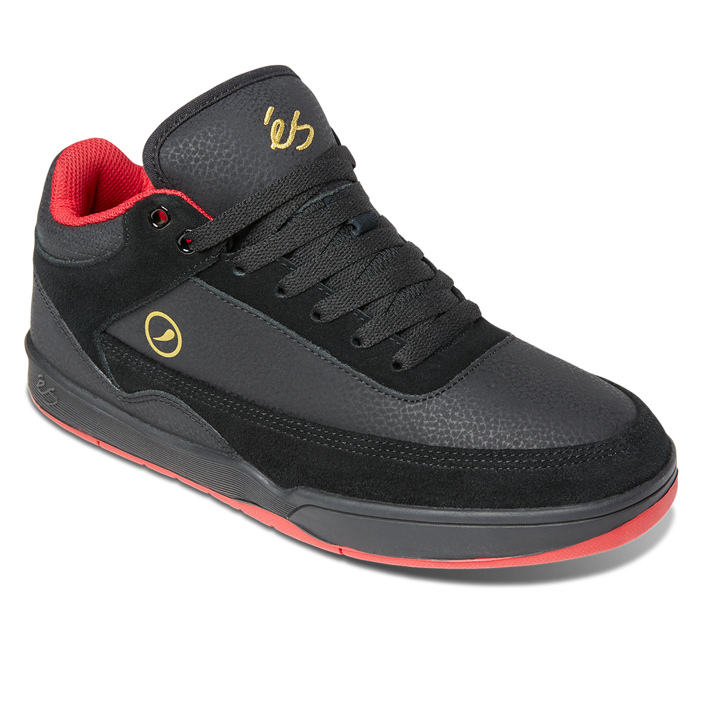 Zapatilla Men Stylus Mid Black Red