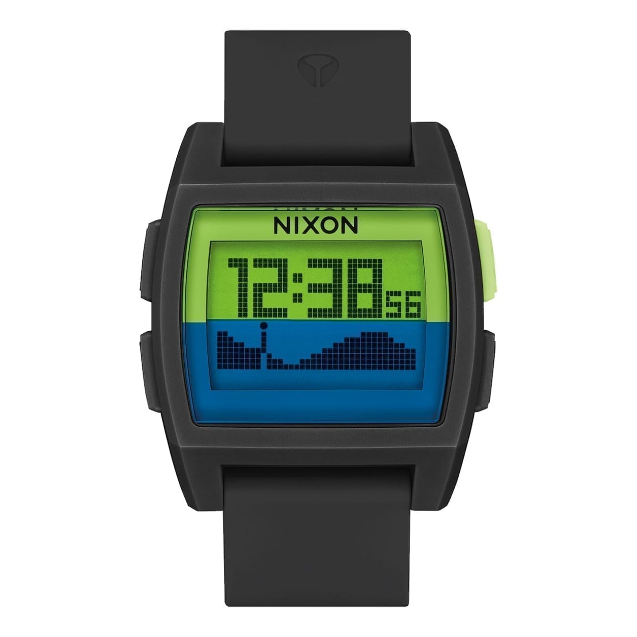 Reloj Nixon Base Tide Black Green Navy