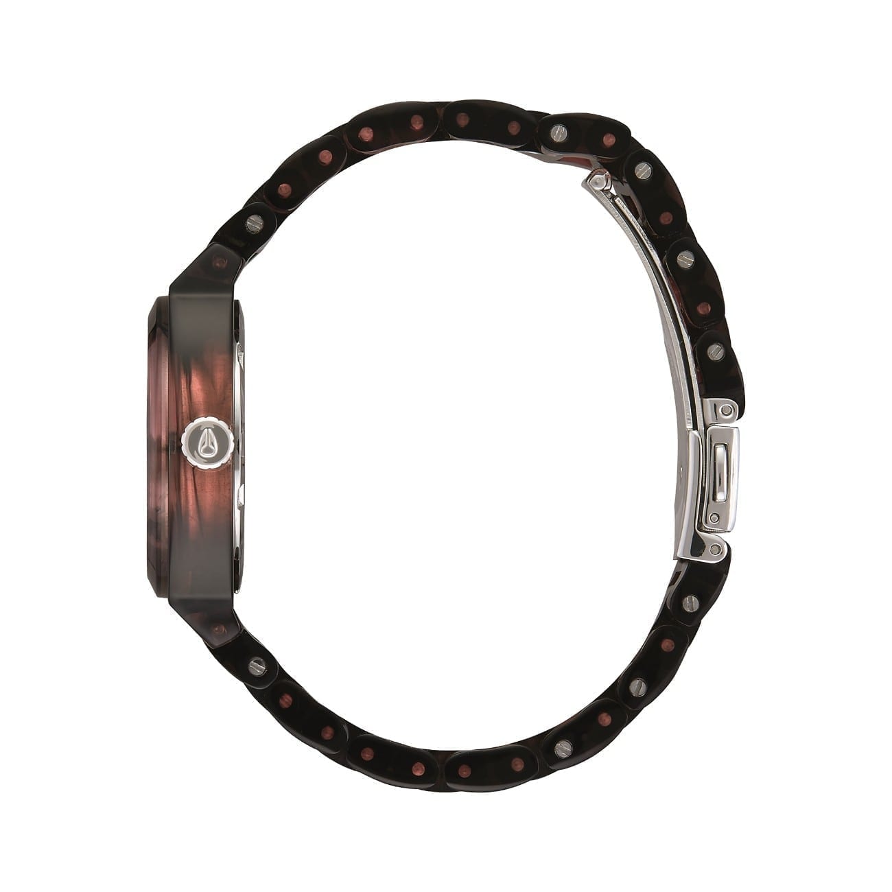 Reloj Medium Time Teller Acetate Red Nixon