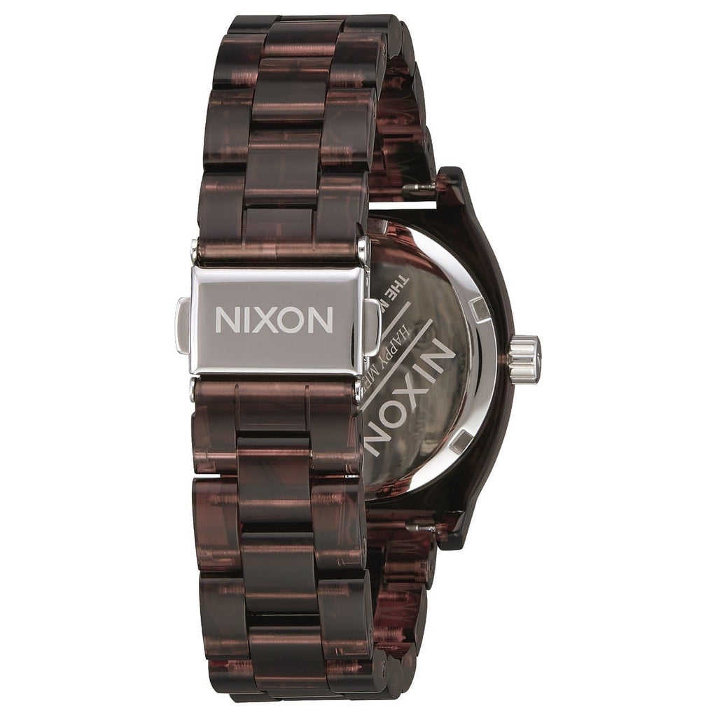 Reloj Medium Time Teller Acetate Red Nixon