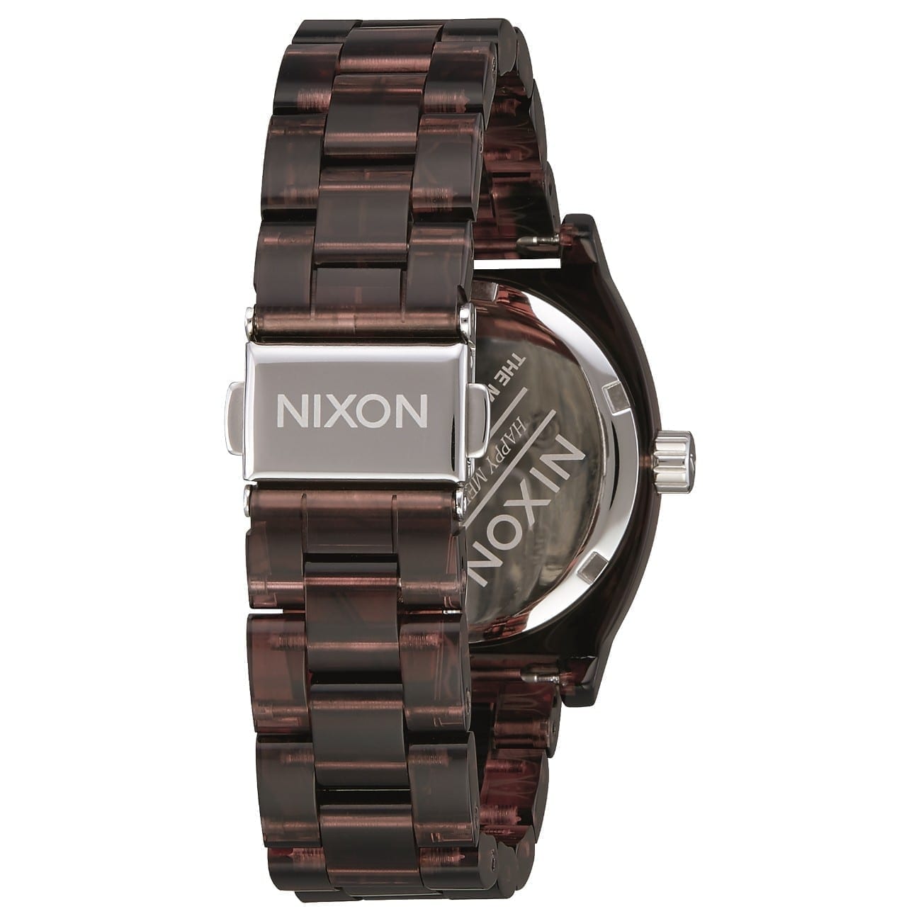 Reloj Medium Time Teller Acetate Red Nixon