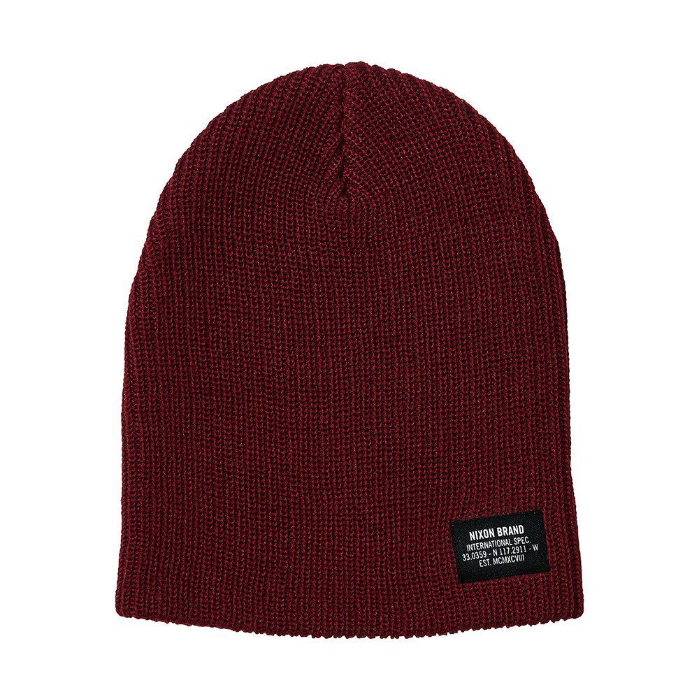 Gorro Compass R Beanie Burgundy Nixon