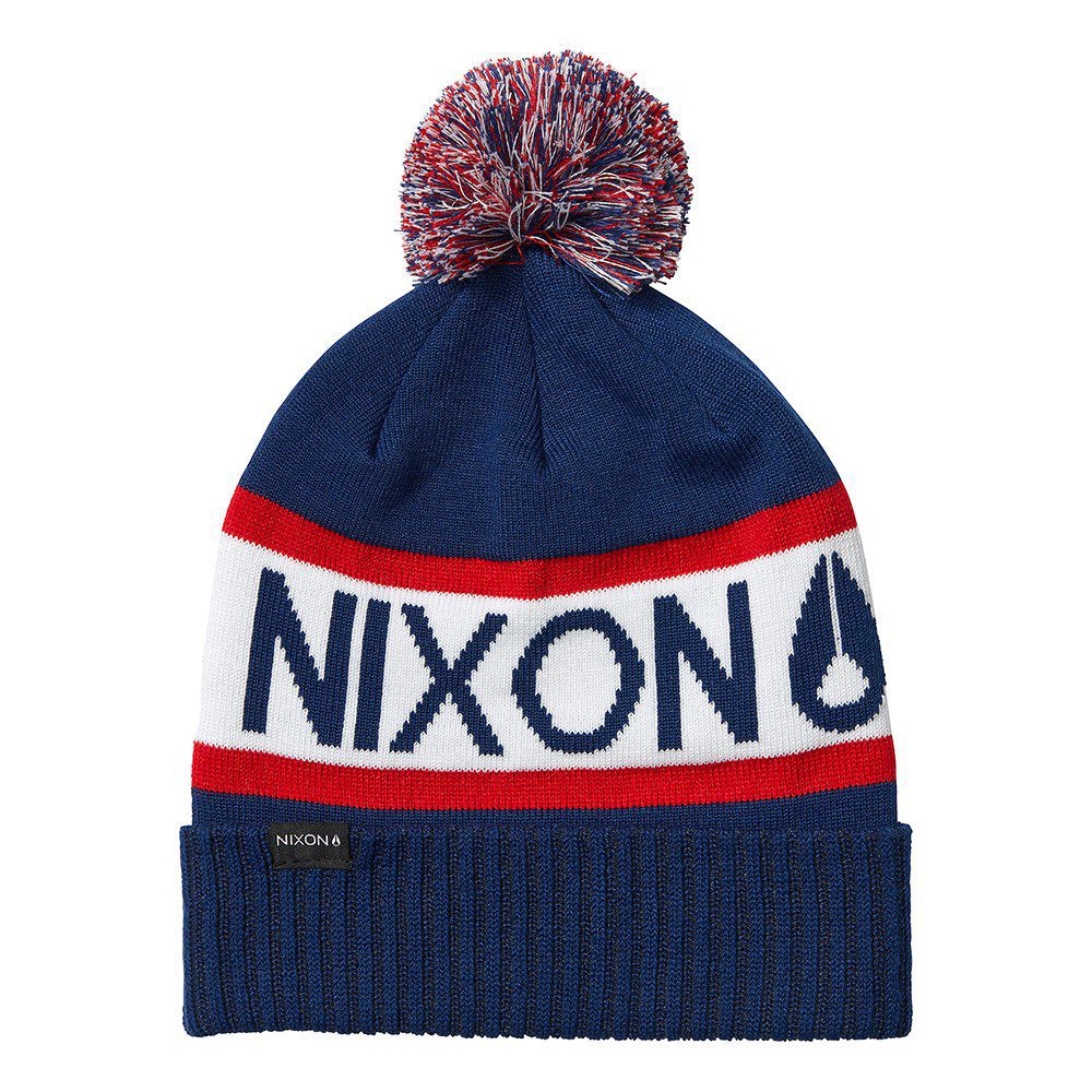 Gorro Teamster R Beanie Navy White Nixon