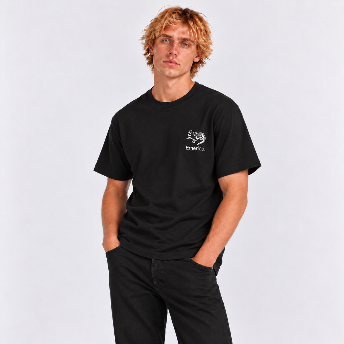 Polera Emerica Spanky Tooth Black