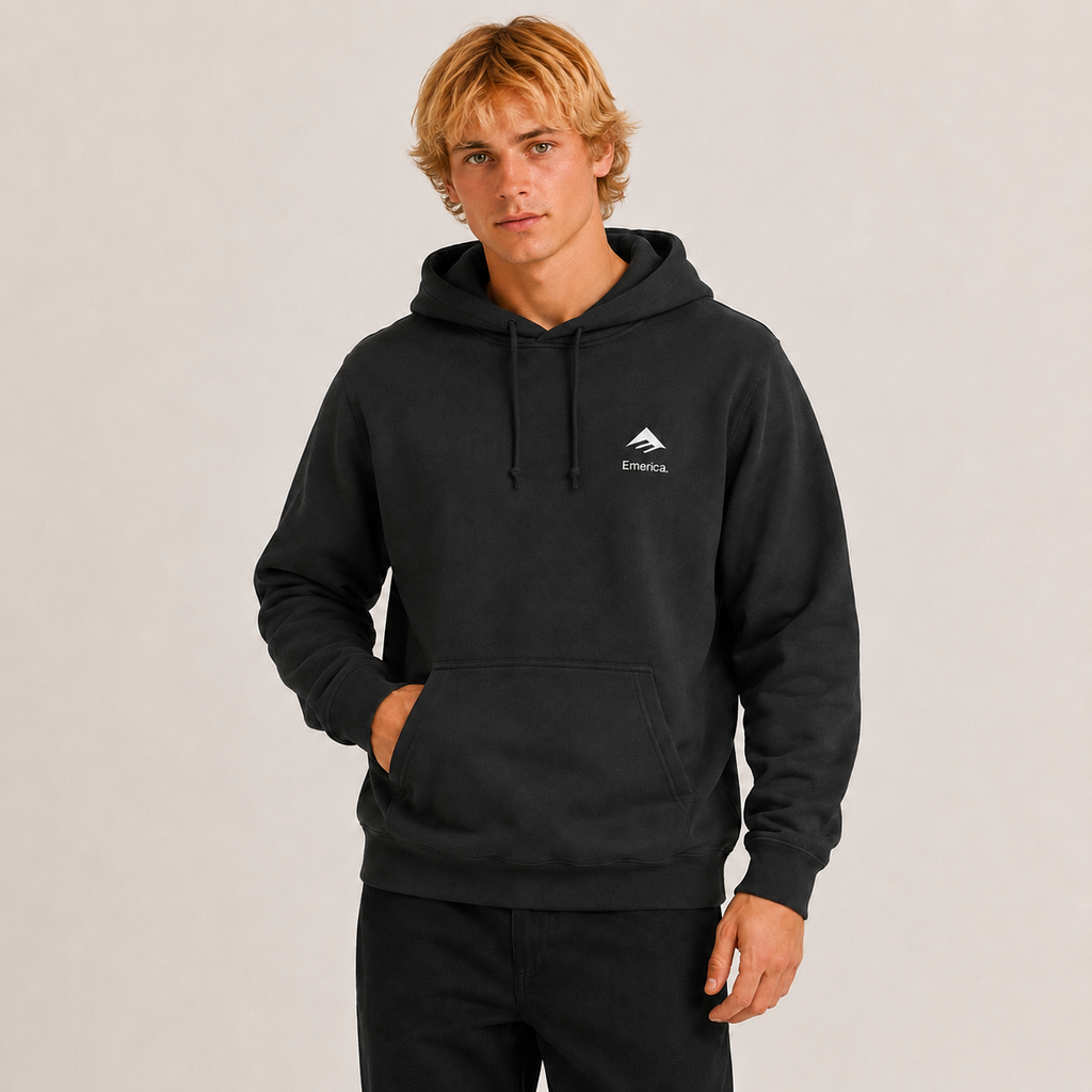 Poleron Stacked Black Emerica