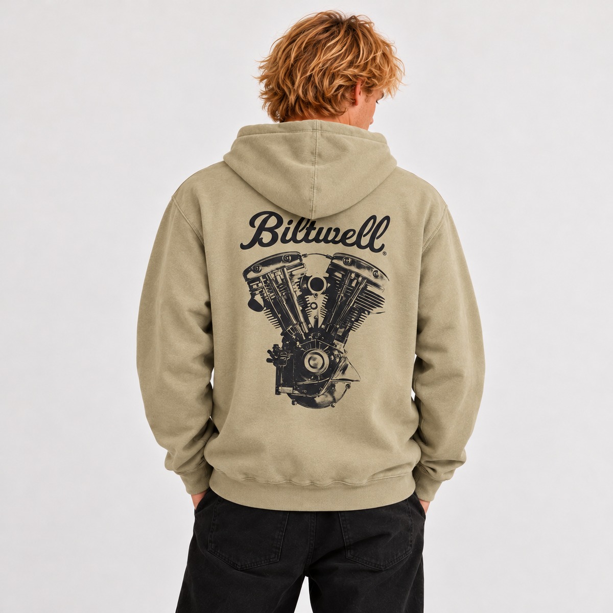 Poleron Hoodie Biltwell Sand