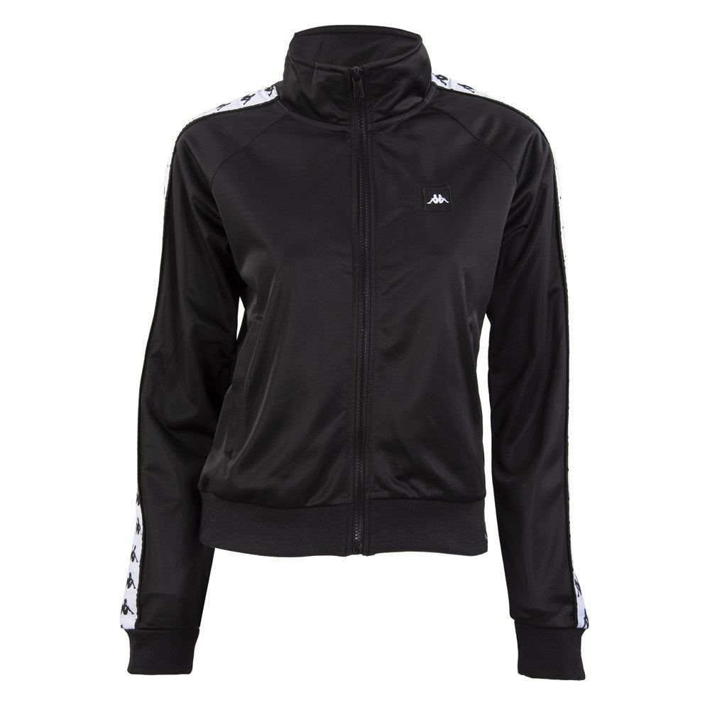 Chaqueta Women Black Banda White